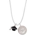 thumbnail image 1 of Delight Jewelry Silver-tone 3-D Graduation Hat - Class of 2025 Year to Remember Locket Charm Necklace, 19+2" Extender, 1 of 5