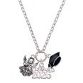 thumbnail image 1 of Delight Jewelry Silver-tone Angel - Class of 2026 Graduation Zoey Charm Necklace, 28", 1 of 4