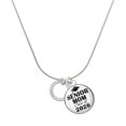 thumbnail image 1 of Delight Jewelry Silver-tone Coach Eternity Circle - Silvertone Senior Mom Class of 2026 Dome Necklace, 18", 1 of 5