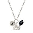 thumbnail image 1 of Delight Jewelry Silver-tone Disc 1/2'' - Symbol - Dollar Sign - $ - Silver-tone Class of 2025 Graduation Zoey Necklace, 28", 1 of 1