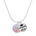 thumbnail image 1 of Delight Jewelry Silver-tone Domed Multi Color CNA - Silvertone Senior Class of 2026 Dome Necklace, 18", 1 of 5