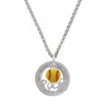 thumbnail image 1 of Delight Jewelry Silver-tone Enamel Softball ''Rocks'' - Class of 2026 Affirmation Ring Necklace, 23", 1 of 4