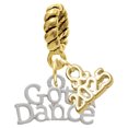 thumbnail image 1 of Delight Jewelry Silver-tone Gotta Dance - Gold-tone Rope Charm Bead Dangle with Mini 2025, 1 of 4