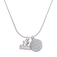 thumbnail image 1 of Delight Jewelry Silver-tone I 'Heart' Boston - Engraved Congrats Class of 2026 Charm Necklace, 18", 1 of 4