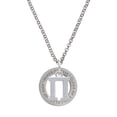 thumbnail image 1 of Delight Jewelry Silver-tone Large Greek Letter - Pi - Class of 2026 Affirmation Ring Necklace, 23", 1 of 4