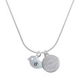 thumbnail image 1 of Delight Jewelry Silver-tone Little Bird Initial - A - Engraved Congrats Class of 2026 Charm Necklace, 18", 1 of 4