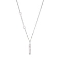 thumbnail image 1 of Delight Jewelry Silver-tone Live the Life You Have Imagined Bar - Silvertone Class of 2026 Delicate Bar Necklace, 18.75", 1 of 4