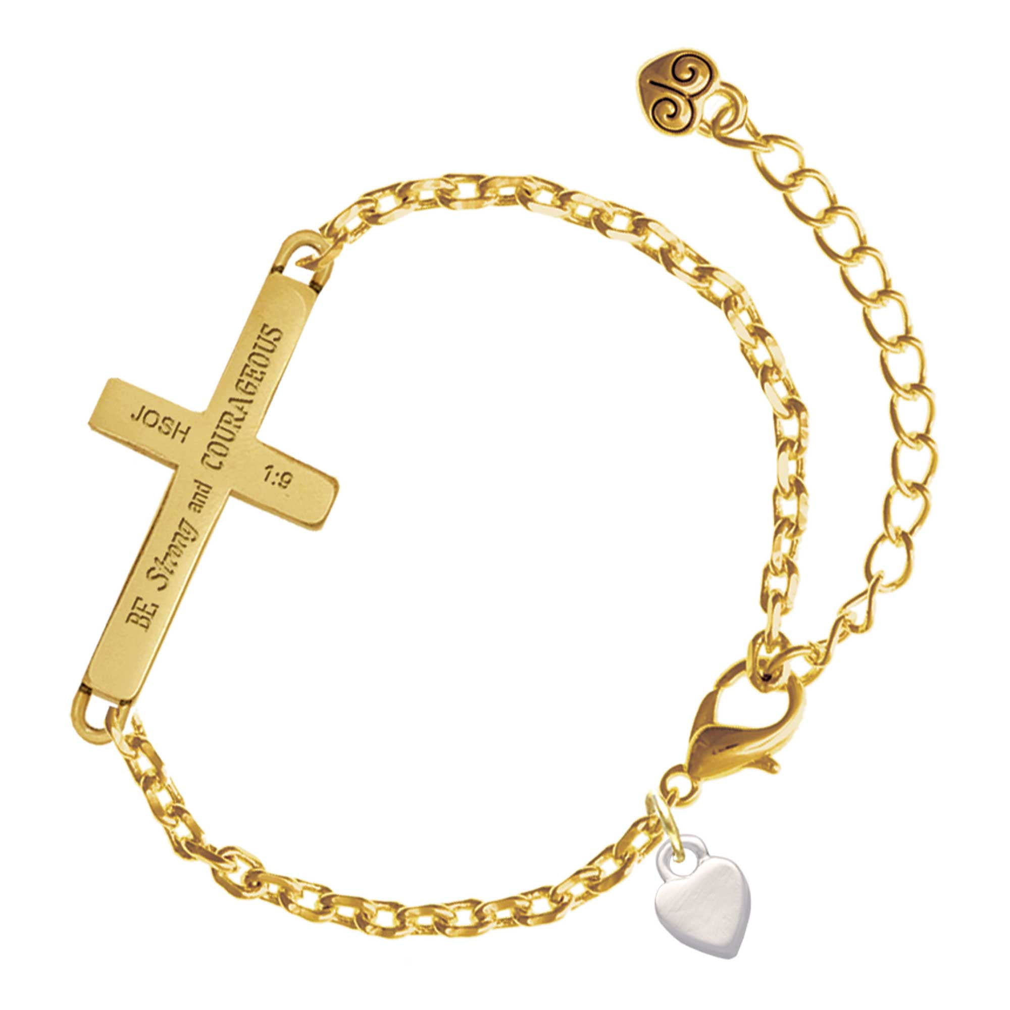 Courageous Square Charm bracelet