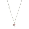 thumbnail image 1 of Delight Jewelry Silver-tone Pink Softball with Stitching Spinner - Silvertone Class of 2026 Delicate Bar Necklace, 18.75", 1 of 4