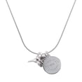thumbnail image 1 of Delight Jewelry Silver-tone Small 3-D Hummingbird - Engraved Congrats Class of 2026 Charm Necklace, 18", 1 of 4