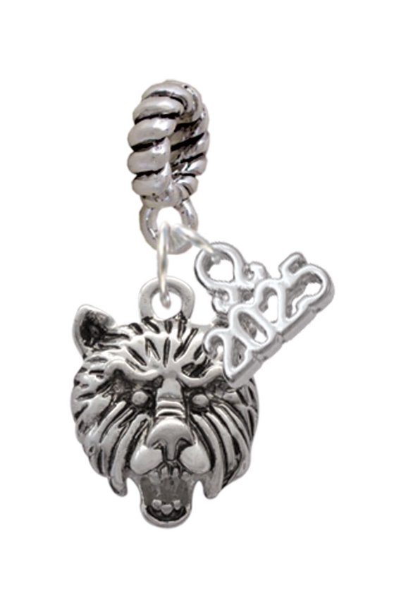 Silver-tone Small Bear - Mascot - Silver-tone Rope Charm Bead Dangle with Mini 2025