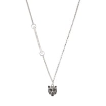 Delight Jewelry Silver-tone Small Bear - Mascot - Silvertone Class of 2026 Delicate Bar Necklace, 18.75"