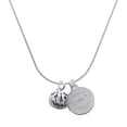 thumbnail image 1 of Delight Jewelry Silver-tone Small Jack O'Lantern with Stem - Engraved Congrats Class of 2026 Charm Necklace, 18", 1 of 4