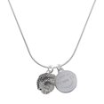 thumbnail image 1 of Delight Jewelry Silver-tone Snake Wrapped Around Spinner - Engraved Congrats Class of 2026 Charm Necklace, 18", 1 of 4