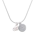 thumbnail image 1 of Delight Jewelry Silver-tone Squirrel in Heart - Engraved Congrats Class of 2026 Charm Necklace, 18", 1 of 4