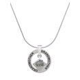 thumbnail image 1 of Delight Jewelry Silvertone 2-D ''Bad Hair Day'' with Girl Silvertone Grandmother Ring Charm Necklace, 18", 1 of 4