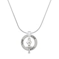 thumbnail image 1 of Delight Jewelry Silvertone 3-D Ballerina Live Ring Charm Necklace, 18", 1 of 4