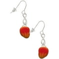 thumbnail image 1 of Delight Jewelry Silvertone 3-D Enamel Mango Silver tone Infinity French Earrings, 1 of 4