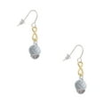 thumbnail image 1 of Delight Jewelry Silvertone 3-D Enamel Volleyball Spinner Gold Tone Infinity French Earrings, 1 of 4