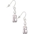 thumbnail image 1 of Delight Jewelry Silvertone 3-D Fire Engine - Silver tone Infinity French Earrings, 1 of 4