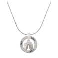 thumbnail image 1 of Delight Jewelry Silvertone 3-D Fortune Cookie Live Ring Charm Necklace, 18", 1 of 4