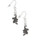 thumbnail image 1 of Delight Jewelry Silvertone Alligator Silver tone Infinity French Earrings, 1 of 4