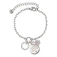 thumbnail image 1 of Delight Jewelry Silvertone Always and Forever Eternity Ring Silvertone Discover Dream Explore Zoey Charm Bracelet, 6.5+2" Extender, 1 of 4