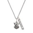 thumbnail image 1 of Delight Jewelry Silvertone Angel Silvertone Always My Sister Bar Charm Necklace, 23", 1 of 4