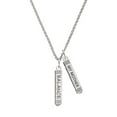 thumbnail image 1 of Delight Jewelry Silvertone Balance Bar Silvertone Always My Mother Bar Charm Necklace, 23", 1 of 4