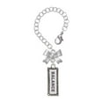 thumbnail image 1 of Delight Jewelry Silvertone Balance - Silvertone Bow Charm Accessory for Tumblers and Thermal Cups, 1 of 4