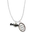 thumbnail image 1 of Delight Jewelry Silvertone Black Cowgirl Best Mom Ever Charm Necklace, 1 of 4