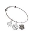 thumbnail image 1 of Delight Jewelry Silvertone Chinese Dragon Silvertone Let Things Go Tree Charm Bangle Bracelet, 1 of 4