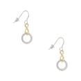 thumbnail image 1 of Delight Jewelry Silvertone Corinthians 13:4 Eternity Ring Gold Tone Infinity French Earrings, 1 of 4