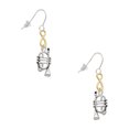thumbnail image 1 of Delight Jewelry Silvertone Cornet Gold Tone Infinity French Earrings, 1 of 4