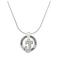 thumbnail image 1 of Delight Jewelry Silvertone Crystal Initial - J - Miracles Ring Charm Necklace, 18", 1 of 4