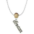 thumbnail image 1 of Delight Jewelry Silvertone Crystal Script ''Dream'' Mia Monkey Charm Necklace, 1 of 4