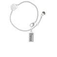 thumbnail image 1 of Delight Jewelry Silvertone Dance Silver-tone Rose Link Chain Bracelet, 6.25"+1.75" Extender, 1 of 4