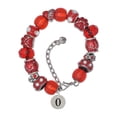 thumbnail image 1 of Delight Jewelry Silvertone Disc 1/2'' Number - 0 - Red Paw Print Bead Bracelet, 7"+2", 1 of 4