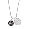 thumbnail image 1 of Delight Jewelry Silvertone Doctor Caduceus Seal - DO She is Clothed in Stength and Dignity Charm Necklace, 20"+3", 1 of 4