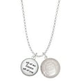thumbnail image 1 of Delight Jewelry Silvertone Domed All of Me Loves All of You To the World You are a Mother Locket Necklace, 1 of 4