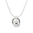 thumbnail image 1 of Delight Jewelry Silvertone Domed Class of 2023 Silvertone Grandmother Ring Charm Necklace, 18", 1 of 4