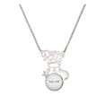 thumbnail image 1 of Delight Jewelry Silvertone Domed John 3:16 Silvertone Dream Big Pendant Necklace, 25", 1 of 4