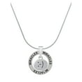 thumbnail image 1 of Delight Jewelry Silvertone Emoticon :-) - Smiling - Miracles Ring Charm Necklace, 18", 1 of 4