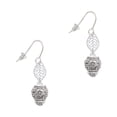 thumbnail image 1 of Delight Jewelry Silvertone Flowers Spinner Silvertone Leaf French Earrings, 1 of 5