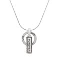 thumbnail image 1 of Delight Jewelry Silvertone Forever Live Ring Charm Necklace, 18", 1 of 4