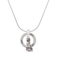 thumbnail image 1 of Delight Jewelry Silvertone Fu Dog Joy Ring Charm Necklace, 18", 1 of 4