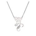 thumbnail image 1 of Delight Jewelry Silvertone God Gave Me You Infinity Sign Silvertone Dream Big Pendant Necklace, 25", 1 of 4