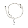 thumbnail image 1 of Delight Jewelry Silvertone Grandma Infinity Sign Silver-tone Paw Infinity Link Chain Bracelet, 6"+2" Extender, 1 of 3