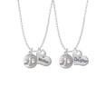 thumbnail image 1 of Delight Jewelry Silvertone Happy Moon Mother & Daughter Heart Necklaces (Set of 2), 19"+2", 1 of 4