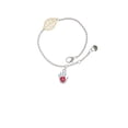 thumbnail image 1 of Delight Jewelry Silvertone Healing Hand - Goldtone Leaf Delicate Bracelet, 6.25+1.75", 1 of 4